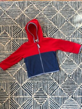 Kids QUINCE Two-Tone Fleece Hoodie